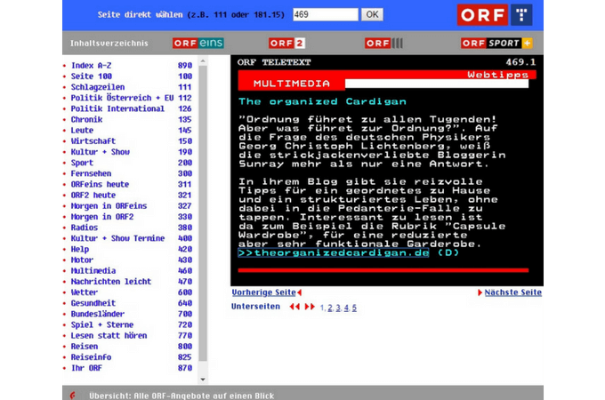 Webtipp der Woche ORF Teletext 07_2017
